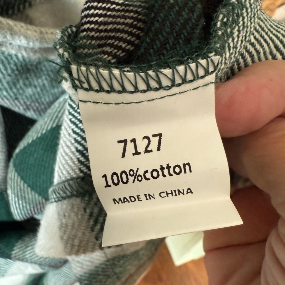 NWT Plaid Unlined Shacket Jacket SZ M Green Whte Black - Picture 3 of 12